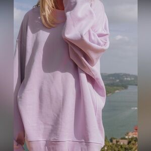 Daily Drills Unisex Oversize Crewneck in Ladybird Size XS/S